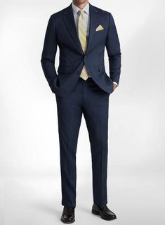 A versatile suit for work, play and dressed up events. 
 Make an impression at all of your formal occasions from corporate meetings to cocktail events in our distinguished stretch wool suits. 
 
 Stretch in suits helps them to spring back to form without affecting the feel of the fabric. Crafted from 60% Wool 38% Polyester and 2% Lycra, the stretch wool construction of this suit promises sophistication and lasting comfort. 
 
 Colors to choose from, Jacket is fully lined. 
 
 Custom Made to your