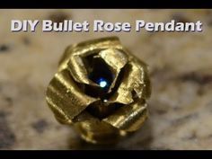 Bullet Casing, Rose Pendant, Metal Projects