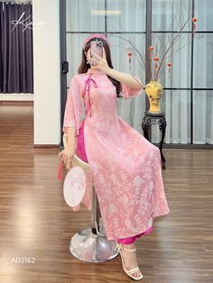 🌿 This set includes traditional Ao Dai, pants Style: Traditional Material: Very well made with high-quality  silk Collar: 2cm collar Length Pants: 100-110cm Length Ao dai Top: 120-130 cm Please provide bust-waist-and hip measurements when placing your order to ensure the best fit for you. 🌿 NOTE: * Recommend gentle washing * Please contact us for any inquiries about size. We don't have an exchange policy for the wrong size * It is safe for a washer and dryer in a "delicate" setting. * Actual A Bridesmaid Ao Dai, Vietnamese Ao Dai, Pants Style, Pink Tie, Pink Ties, Wedding Shop, Fashion Pants, Washer, Labour Day