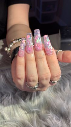 Kawaii Nails Acrylic, Valentines Day Nails, February Nails, Drip Nails, Long Acrylic Nails Coffin, Acrylic Nails Coffin Pink, Pink Acrylic Nails