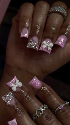 Detailed Nails, Spoiled Kids, Cute Simple Nails, Cute Acrylic Nail Designs