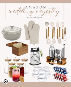 an image of a bunch of items that are in the package for wedding party guests