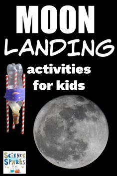 image of the moon and a homemade bottle rocket First Grade Moon Activities, Moon Stem Activities For Kids, Moon Experiments For Kids, Moon Projects For Kids, Moon Phase Project, Moon Science, Moon Activities, About Moon, Moon Orbit