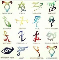 an image of zodiac signs in different colors