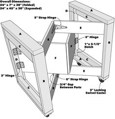 the diagram shows how to build a cabinet