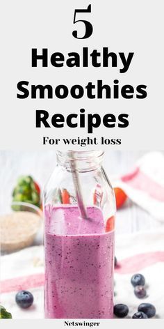 5 Healthy Smoothie Recipes For Weight Loss :
#greensmoothie #smoothiediet Healthy Smoothies Recipes, Best Smoothies, Weights For Beginners, Homemade Smoothies, Smoothies Recipes, Smoothie Cleanse, Good Smoothies, Delicious Drinks