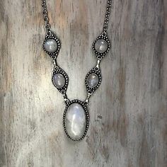 vintage sterling silver moonstone necklace  | eBay Moon Necklace Aesthetic, Vintage Silver Jewelry, Antique Jewelry Necklace, Moonstone Necklace, Moonstone Jewelry, Holiday Jewelry, Moon Necklace, Vintage Watches, Vintage Sterling Silver