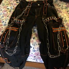 Size Small But Fits Like A Medium (Very Heavy Chains) Tripp Pants, Michael Keaton, Heavy Chain, Tripp Nyc, Dream Style, Pants Color, My Style, Wardrobe, Pants