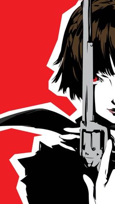 Makoto Persona 5, Persona 4 Wallpaper, Persona 5 Makoto, Makoto Niijima, Japan Graphic Design, Creepy Backgrounds, Backgrounds Girly