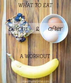 What to Eat Before and After Your Workout Tip #16 - A Healthy Life For Me Workout Meals, Fast Metabolism Diet, Fitness Exercises, Winter Project, After Workout, After Life, Pre Workout, What To Eat, Eat Right