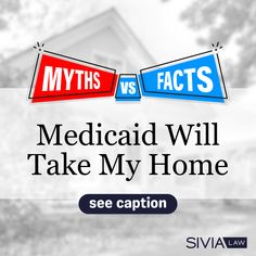 Medicaid does not "take" your home when you apply for coverage. However, Medicaid may place a lien on your property to recover costs for long-term care after your death, a process known as estate recovery.

👉 Learn more: https://www.sivialaw.com/medicaid-myths-vs-facts Take Me Home, How To Apply