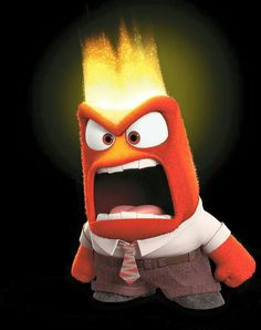 an angry looking cartoon character with fire coming out of his mouth