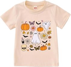 Product details
Fabric typeCotton Blend
Care instructionsMachine Wash
OriginImported
Closure typePull On
Country of OriginChina
About this item
👻Material: The toddler girls halloween shirt is made of high-quality cotton blend, soft, lightweight, and breathable. Spooky ghost shirt for toddlers, skin-friendly and comfy fabric, will make your baby comfortable all day. Toddler Girl Halloween, Toddler Halloween Costumes, Girls Halloween, Spooky Ghost, Ghost Pumpkin, Ghost Shirt