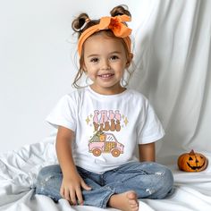 Get your little one ready for the season with this Groovy Fall Vibes Pumpkin Patch Truck Kids Tee! Perfect for Halloween or everyday wear, this Children's Halloween Shirt features a retro design that will stand out. Embrace the autumn spirit with our Groovy Fall Vibes Pumpkin Patch Truck Kids Tee. This Children's Halloween Shirt is an absolute must-have for spooky season. The retro vibes and unique design make this Youth T-shirt a standout piece in any kid's closet. Don't miss out on this trendy essential! Your child will love rocking this vibrant Groovy Fall Vibes Pumpkin Patch Truck Kids Tee! Ideal for Halloween festivities or casual wear, this Children's Halloween Shirt is both stylish and fun. The retro-inspired design of this Youth T-shirt adds a cool factor to any outfit. Elevate you Playful Cartoon Print T-shirt For Fall, Playful T-shirt For Fall Playtime, Playful T-shirt For Playtime In Fall, Cute Fall T-shirt For Playtime, Playful Fall T-shirt With Cartoon Print, Fall Playtime Tops With Short Sleeves, Playful Pre-shrunk T-shirt For Fall, Cute Fall Birthday Tops, Playful Short Sleeve T-shirt For Halloween