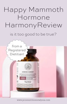 Curious about Happy Mammoth Hormone Harmony? This review breaks down the hormone balancing supplement, its role in your diet, and whether it’s worth it. Find out if Happy Mammoth Hormone Harmony is the right supplement to support your health and wellness goals. Happy Mammoth, Hormone Harmony, Hormone Balancing Supplements, Natural Hormones, Wellness Goals, Registered Dietitian, Hormone Balancing