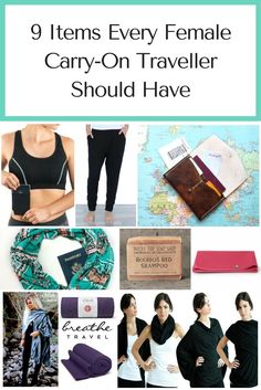 the 9 items every female carry - on traveler should have