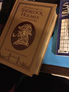 the adventures of sherllock holmes and other stories are on display at the library