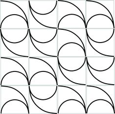 an image of a quilt pattern with circles