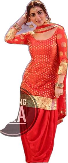 Red Salwar Kameez With Sheer Dupatta, Red Bollywood Style Chanderi Salwar Kameez, Red Bollywood Salwar Kameez In Chanderi, Red Bollywood Salwar Kameez In Chanderi Fabric, Red Semi-stitched Salwar Kameez With Cutdana, Semi-stitched Red Bollywood Palazzo Set, Red Bollywood Designer Unstitched Suit, Red Unstitched Suit With Cutdana In Straight Kurta Style, Red Unstitched Suit With Dupatta