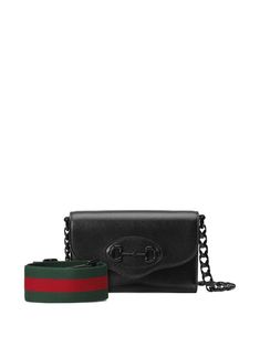 Gucci Mini Horsebit 1955 Shoulder Bag - Farfetch Gucci Mini, Chanel 2, Iconic Bags, Demi Fine Jewelry, Shoulder Bag Black, Fine Earrings, Ballet Flat Shoes, Lady Dior, Accessories Branding