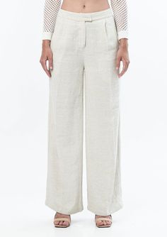 JONNY COTA Clothing NATURAL / XS TAILORED LINEN TROUSER IN NATURAL Hoi An Tailor, Easy Silhouette, Linen Trousers, Straight Leg Trousers, Lay Flat, Womens Bottoms, Pajama Pants, Straight Leg, Dry Clean