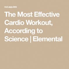 the most effective cardio workout, according to science / elementary students - cover art