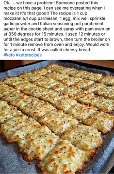 Keto Cheesy Bread, Dirty Keto, Keto Appetizers, Low Carb Appetizers, Cheesy Bread, Low Carb Eating, Keto Meals, Low Carb Meals Easy, Keto Recipes Easy