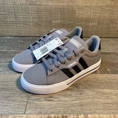 Adidas Daily 3.0 K - Fx7269 Brand New Shoes Without Box. Never Worn. No Rips, Tears, Or Stains. Smoke Free Environment. Ships Carefully Packaged And Boxed Right Away. Let Us Know If You Have Any Questions! Fx7269 If You’re Interested In Multiple Pairs From Our Closet We Offer Bundle Deals So Feel Free To Look Around, Like, And Bundle! Gray Low-top Synthetic Skate Shoes, Gray Sports Canvas Shoes, Gray Round Toe Canvas Shoes For Sports, Adidas Synthetic Lace-up Skate Shoes, Adidas Synthetic Skate Shoes With Round Toe, Adidas Skate Shoes With Vulcanized Sole And Round Toe, Adidas Skate Shoes With Vulcanized Sole, Adidas Synthetic Skate Shoes, Gray Adidas Sneakers With Round Toe