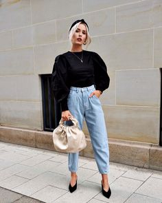 Slouchy Outfit, Slouchy Jeans, Look Vintage, Style Chic, Fall Winter Outfits, Daily Outfits, Beautiful Outfits