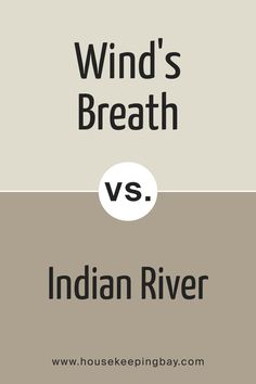 BM Wind’s Breath 981 vs. BM 985 Indian River Bm Indian River, Indian River, Benjamin Moore, Paint Color, Gray Green, Paint, Color