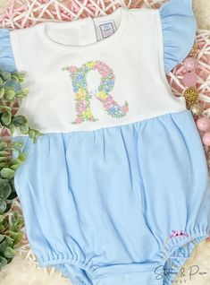 Embroidered Short Sleeve Sets For Spring, Spring Embroidered Short Sleeve Sets, Embroidered Short Sleeve Spring Sets, Blue Cotton Dress With Floral Applique, Cute Embroidered Fitted Sets, Cute Embroidered Spring Sets, Fitted Cotton Dresses With Floral Applique, Fitted Cotton Dress With Machine Embroidery, Back Angel