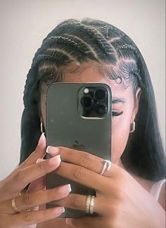 Mixed Curly Hair, Quick Natural Hair Styles, Braided Cornrow Hairstyles, Protective Hairstyles Braids, Curly Hair Styles Easy, Pretty Braided Hairstyles, Hairdos For Curly Hair, Natural Curls Hairstyles, School Hairstyles