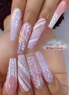 Ombre Winter Nails, Christmas Nail Sets, Christmas Acrylic Nails, Pink Ombre Nails, Glamour Nails, Sweater Nails, Nail Design Inspiration, Cute Acrylic Nail Designs, Fall Acrylic Nails