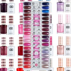 Display Swatch #1-16 & 2016 by DND Dnd Boysenberry, Dnd No Chip Colors, Dnd Gel Polish Swatches, Dnd Gel Polish Fall Colors, Dnd Purple Gel Polish Colors, Dnd Nail Swatches, Dnd Burgundy Gel Polish, Dnd Red Gel Polish Colors, Dnd Mermaid Collection