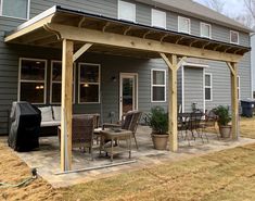 Pressure treated pine pergolas | That's My Pergola | United States Outdoor Covered Patio, Building A Porch, Roof Covering, Patio Designs, Roof Deck, Backyard Patio Designs, Patio Design, Covered Patio, Backyard Patio