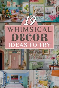 Whimsical Decor Ideas Whimsical Apartment, Whimsical Interior Design, Whimsical Decor Home, Fairytale Home Decor, Whimsical Interior, Fairytale Home, Home Eclectic