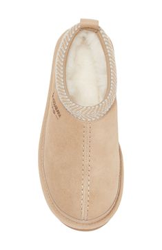 A top-quality suede upper is shaped over a light, flexible sole and plush lining for comfortable indoor and outdoor wear. Leather upper/textile lining/synthetic sole Imported Trending Uggs, Women’s Slippers, Ugh Slipper, Nike Winter Jackets, Dream Wishlist, Raspberry Leaf Tea, Olivia Grace, Cute Slippers, Koolaburra By Ugg