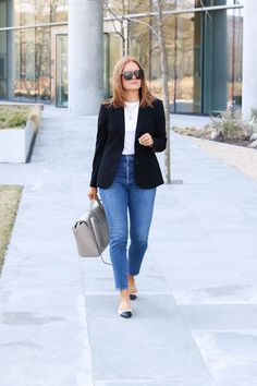 Friday Outfit For Work, Office Outfits Women Casual, Outfit Tutorial, Casual Work Outfits Women, Casual Work Wear, Office Casual Outfit, Outfit Chic, Office Outfits Women, Summer Work Outfits