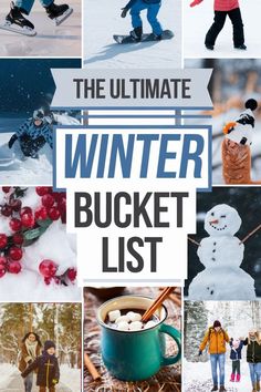 winter bucket list Bucket List For Preschoolers, Adventure List, Romantic Date Night Ideas, Cooking Book, Bucket Lists