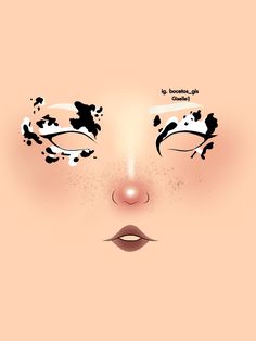 Cowgirl Makeup, Makeup Charts, Bright Eye Makeup, Punk Makeup, Makeup Drawing, Makeup Icons, Makeup Face Charts