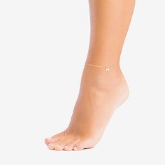 This Silver Treasures 14K Gold over Silver elephant ankle bracelet is designed for a trendy and comfortable wear. This anklet is featured in 14K gold over silver, 9 inches in length and has a lobster clasp closure for a comfortable wear. With the simple and sleek design, this anklet can be worn any time of the day and be trendy. Anklet can be wiped clean with a soft cloth.Features: Nickel FreeCircumference: 9 InchJewelry Closure: Lobster ClaspLink Construction: SemisolidShape: AnimalsMetal Colo… Skin-friendly Gold Minimalist Anklet, Silver Ankle Bracelet, Silver Elephants, Ankle Bracelets, Sleek Design, Anklets, Elephant, Silver, Gold