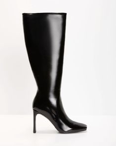 These high heeled boots sit right below the knee and offer a classy and elegant look, perfect for dressing up any outfit. 3.9" heel Closed pointed square toe Full zipper side closure Material: 100% Synthetic upper and lining, 100% Rubber outersole High Heeled Boots, Classy And Elegant, Elegant Look, Dressing Up, High Heel Boots, Hottest Trends, The Knee, Heeled Boots, Latest Fashion