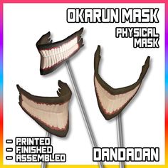 Okarun Mask (Pre 3D-Printed Physical Mask) Transform your cosplay with our intricately designed Okarun mask, inspired by Dandadan. Crafted with precision using 3D printing technology, this mask captures the unique and dynamic essence of Okarun. Perfect for conventions, photoshoots, or as a standout piece in your collection, this mask offers both durability and comfort, ensuring you can wear it for extended periods while fully immersing yourself in the character. Features: High-quality 3D-printed physical mask Faithful design inspired by Okarun from Dandadan Durable and comfortable for long wear Ideal for cosplay, costume events, and collections Dimensions: Height: [5inches] Width: [8 inches] Depth: [9 inches] Materials: PLA plastic (biodegradable and eco-friendly) Care Instructions: Handle Dandadan Cosplay, Character Features, Your Cosplay, Costume Masks, 3d Printing Technology, Costume Mask, Print Finishes, Bronx, Cosplay Costume