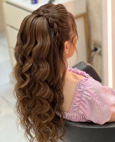 Ball Hair, Classic Wedding Hair, Bridal Hair Buns, Daisy Wedding, Long Hair Wedding Styles, Hairdo For Long Hair, Hair Stylist Life, Bride Hairstyles, Bridesmaid Hair