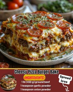 Ground Pork Sausage Recipes, Pepperoni Dip, Hamburger Meals, Pork Sausage Recipes, Pizza Burger, Cheesy Pizza, Keto Beef, Pizza Burgers, Feel Good Food