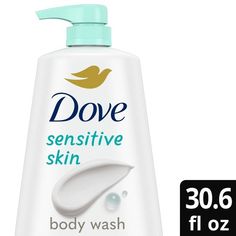 Dove Beauty Sensitive Skin Hypoallergenic Body Wash Pump - 30.6 fl oz Dove Sensitive Skin Body Wash, Dove Sensitive Skin, Body Wash For Sensitive Skin, Sensitive Body Wash, Sulfate Free Body Wash, Antibacterial Body Wash, Sensitive Skin Body Wash, Liquid Body Wash, Bar Dress