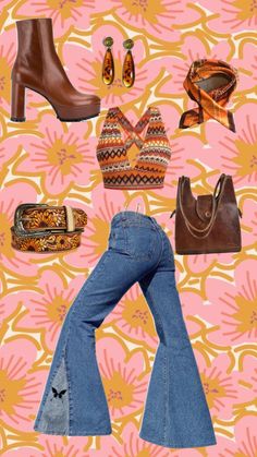 70s outfit inspo 70s Summer Fashion 1970s, 70s Birthday Outfit, Disco Outfits 70s, Outfit 80s Mujer, 1970s Outfit Ideas, 70s Theme Party Outfit, Abba 70s, Hippie Outfits 70s, 70s Outfits Party