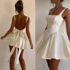 Corset White Dress, College Grad Dresses, Debutante Dresses, Grad Dresses Short, Mini Wedding Dresses, Wedding Reception Dress, Yes To The Dress