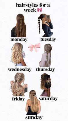 Hair Of The Week, Hairstyles For Long And Thick Hair, Hair For The Week, Hairstyles For A Week, Chloe Hairstyles, Weekly Hairstyles, Sporty Hair, Hair Styels