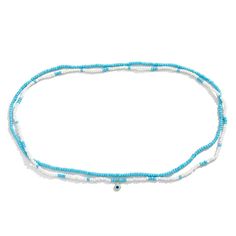 Description:Dainty Layered Seed Beaded Evil Eye Belly Chain SetSpecification:Material: copper. seed beadLength: 31.5"Weight: 1.5 oz/setChain colors: turquoiseStyle: MinimalistFeatures & Details:This chic layered seed beaded evil eye belly chain set is made of environmental friendly materials. which is solid. durable. lightweight and very comfortable and healthy for daily wear. This women body jewelry is decorated with unique design and superb craftsmanship to create special piece that can satisfy any jewellery lovers. making you more attractive and charming.The chic evil eye beaded belly chain set is suitable for any seasons. not only in summer. but also in winter. spring and autumn. It shines from all directions and definitely will draw a lot of attention.This 90s women waist chain set ca Turquoise Beaded Chain Necklace For Summer, Turquoise Beaded Necklaces For Summer, Light Blue Beaded Necklaces With Round Beads For Summer, Double Strand Turquoise Beaded Necklace For Beach, Turquoise Double Strand Beaded Necklace For Beach, Turquoise Strand Beaded Necklace With Tiny Beads, Blue Beaded Necklaces With Letter Beads For Festivals, Blue Beaded Necklace With Letter Beads For Festival, Blue Double Strand Beaded Necklace For Beach